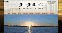 Desktop Screenshot of macmillansfuneralhome.ca