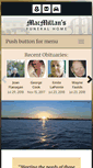 Mobile Screenshot of macmillansfuneralhome.ca